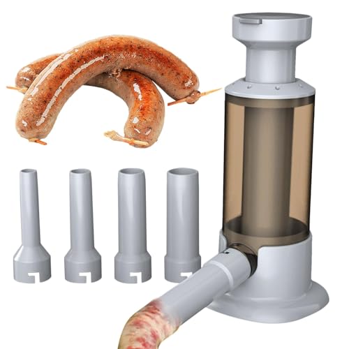 Wurstfüllmaschine | Werkzeug für Wursthersteller | Schnellfüller nicht klebrig Vertikales Fleisch mit 4 Röhren Wurstfüllmaschine | Werkzeug für Wursthersteller | Schnellfüller nicht klebrig Vertikales Fleisch mit 4 Röhren von Genérico