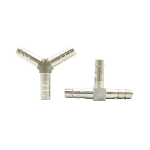 Y-Stecker-Adapter für 3-Wege-Rohr, Edelstahl, 304, 4/6/8/10/12/13/14/15/16/19/20 mm, Schlauchanschluss (Type, 25 mm) von Genérico