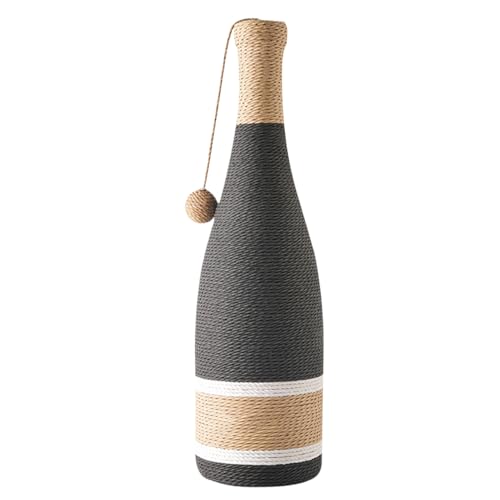 für Katzen, Kratzbrett aus Karton für Katzen, vertikal, für Haustiere, mit interaktiver Kugel, Weinflaschen-Design, 60 cm, Unterhaltungsspielzeug für Katzen, Kratzbrett aus Karton für Katzen, vertikal, für Haustiere, mit interaktiver Kugel, Weinflaschen-Design, 60 cm, Unterhaltungsspielzeug von Genérico