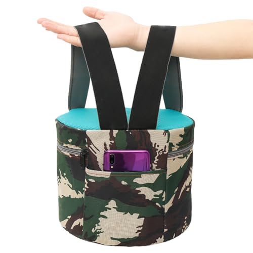 tragbarer Hocker, mobiler Arbeitshocker, Schaumstoff, Arbeitsassistent, Landwirtschaftsstuhl für Assistenten, Gartenarbeit, Camping, Rasen von Genérico