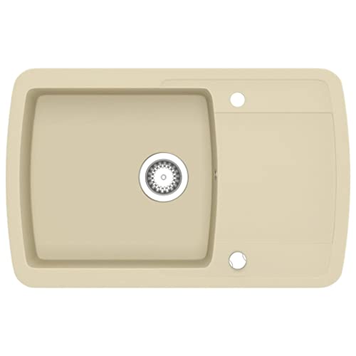 wenjingqi 144852 Granitspüle mit einem beigen Becken wenjingqi 144852 Granitspüle mit einem beigen Becken von Genérico