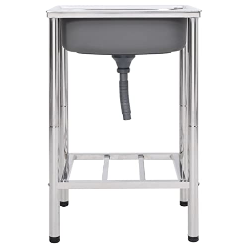 wenjingqi 151210 Campingspüle Einbecken oder Edelstahl von Genérico