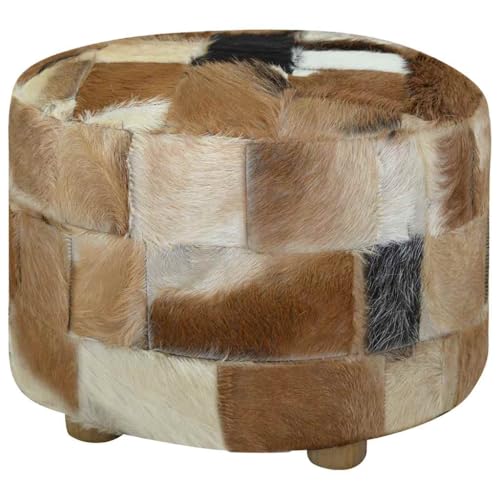 wenjingqi 244548 Sitzsack aus echtem Leder, rund, 50 x 50 x 45 cm von Genérico