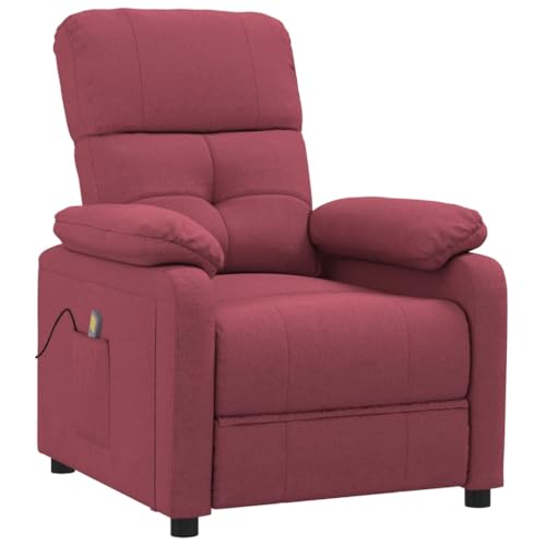 wenjingqi 289675 Massagesessel aus Stoff, Rot von Genérico