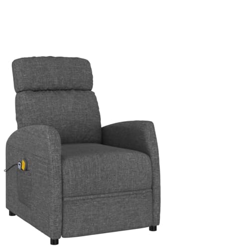wenjingqi 3073647 Elektrischer Massagesessel, Stoff, dunkelgrau von Genérico