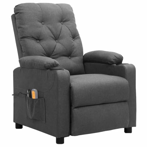 wenjingqi 3098851 Elektrischer Massagesessel, Stoff, hellgrau von Genérico