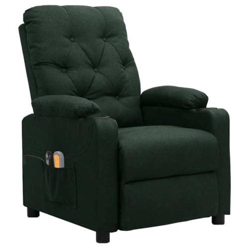 wenjingqi 3098857 Elektrischer Massagesessel, Stoff, Dunkelgrün wenjingqi 3098857 Elektrischer Massagesessel, Stoff, Dunkelgrün von Genérico