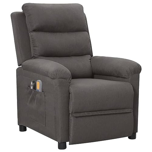 wenjingqi 3098976 Elektrischer Massagesessel, Stoff, dunkelgrau von Genérico