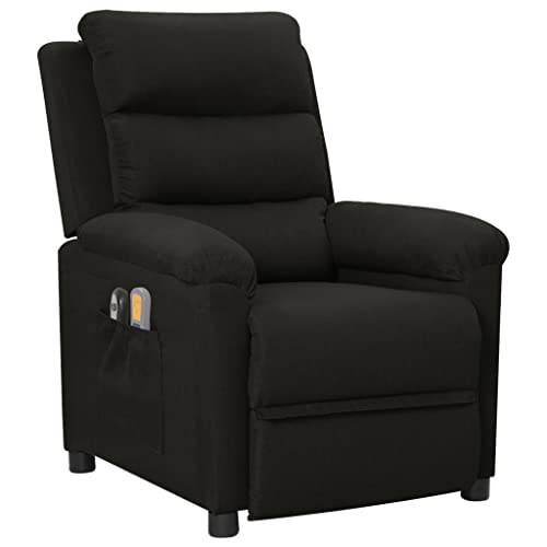 wenjingqi 3098977 Elektrischer Massagesessel, Stoff, Schwarz von Genérico