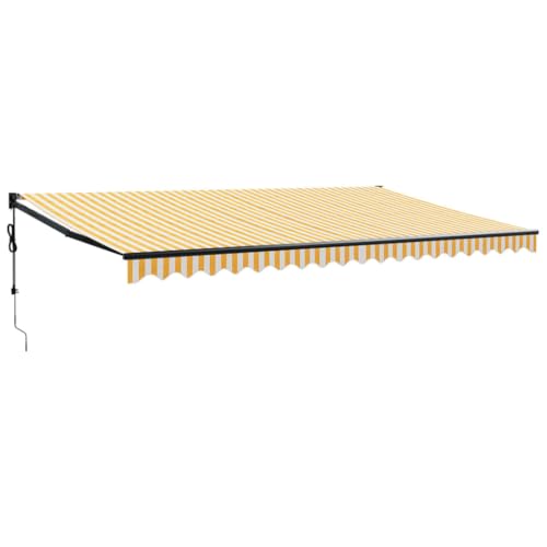 wenjingqi 3154510 Automatische einziehbare Markise, Gelb und 5 x 3 m wenjingqi 3154510 Automatische einziehbare Markise, Gelb und 5 x 3 m von Genérico