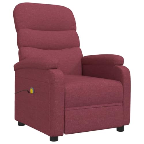 wenjingqi 321229 Massagesessel aus Stoff, Rot von Genérico