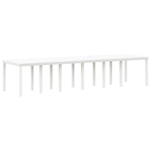 wenjingqi 3378526 Gartentisch, 350 x 100 x 73 cm, aus Kunststoff von Genérico