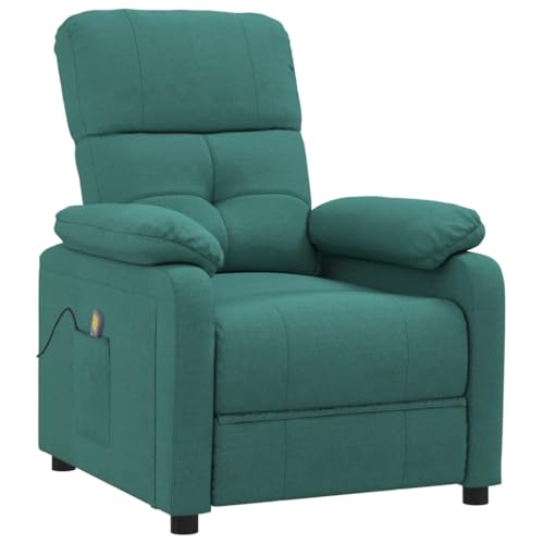 wenjingqi 348293 Elektrischer Massagesessel, Stoff, Dunkelgrün von Genérico