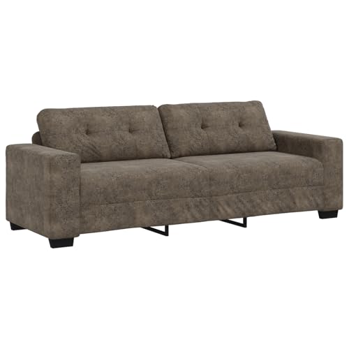 wenjingqi 4105145 3-Sitzer-Sofa, Kunstleder, Dunkelgrau, 180 cm wenjingqi 4105145 3-Sitzer-Sofa, Kunstleder, Dunkelgrau, 180 cm von Genérico