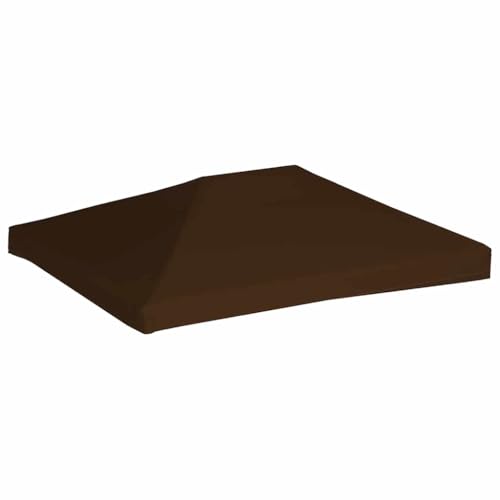 wenjingqi 46625 Pavillondach, braun, 310 g/m², 3 x 4 m von Genérico