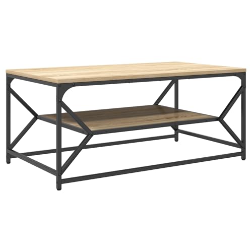 wenjingqi 868232 Couchtisch mit EST Sonoma-Eiche, 90 x 50 x 40 cm wenjingqi 868232 Couchtisch mit EST Sonoma-Eiche, 90 x 50 x 40 cm von Genérico