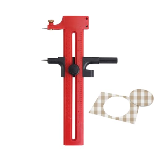 1 x Rotary Cutter – 19 x 9,5 x 2,5 cm Compass Circle Cutter, Multifunktions- -Papiertrimmer, Präzisions-Papiertrimmer für Bastelarbeiten | Schneidewerkzeug für Modellbau, Kunstprojekte 1 x Rotary Cutter – 19 x 9,5 x 2,5 cm Compass Circle Cutter, Multifunktions- -Papiertrimmer, Präzisions-Papiertrimmer für Bastelarbeiten | Schneidewerkzeug für Modellbau, Kunstprojekte von Générique