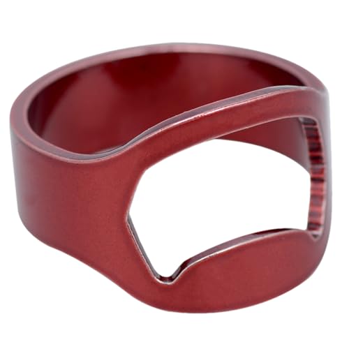 2 x Flaschenöffner-Ring, Bierflaschenöffner, Werkzeug für Bierstange, modischer Schmuck, für Restaurant-Server, Barkeeper, Urlaubsparty von Générique