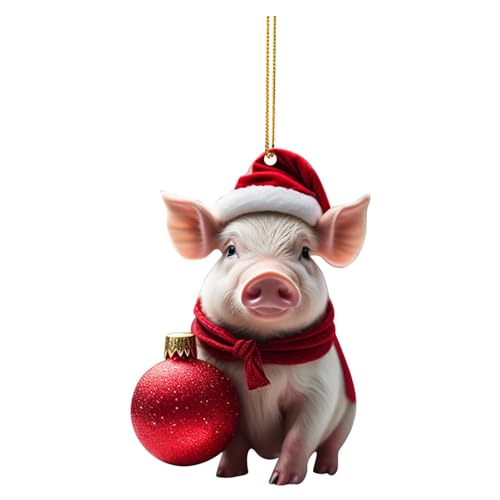 2D Acryl Cartoon Lustige Weihnachtsornamente Schwein Ornamente Weihnachtsbaum Acryl Cartoon Weihnachten Niedlich Schweinchen Ornamente Doppelt Gedruckt Elefant Deckenleuchte Schlafzimmer (G, 2D Acryl Cartoon Lustige Weihnachtsornamente Schwein Ornamente Weihnachtsbaum Acryl Cartoon Weihnachten Niedlich Schweinchen Ornamente Doppelt Gedruckt Elefant Deckenleuchte Schlafzimmer (G, von Générique