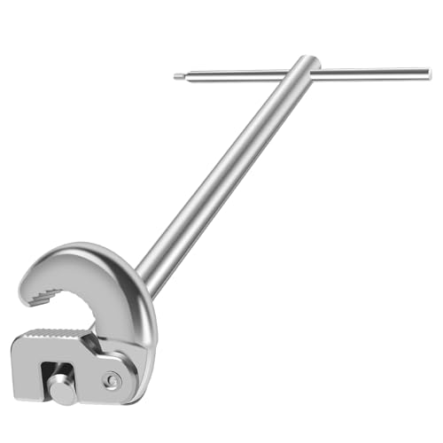 A Bacchetta Ergonomica Per Lavandino - Attrezzo Regolabile Resistente Per Smontaggi Idraulici | Per Lavello Idraulica | Cucina | Giardino | Fogne E Lavandini | Ergonomica Per Lavandino von Générique