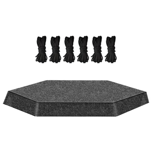 Abdeckung für Trampolin – Sonnenblende für Trampolin | Sonnencreme Abdeckung | Reißfest | Sicherheitszubehör faltbar von Générique