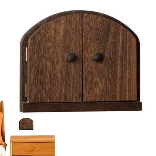 Abdeckung für den Ausgang der Feentür – Wand-Abdeckung für Feentür, aus Holz, leichte Kontrollplatte | künstlerischer elektrischer Teller, dekorative Tür für das Schlafzimmer D von Générique