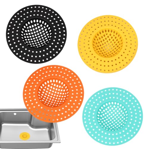 Abflussfänger für Spülbecken – Abdeckung gegen Hindernisse bei der Müllentsorgung, Sieb für Küchenspüle | Universal-Abflusskorb aus Mesh, Verwendung von Schule zu Hause von Générique