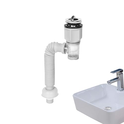 Abflussschlauch-Set für Spüle, mehrteilige Lecklinie, waschbares Anschluss-Set | verstellbare Stange-Einstellung für Abwasserk, Werkzeug Zubehör von Insta von Générique