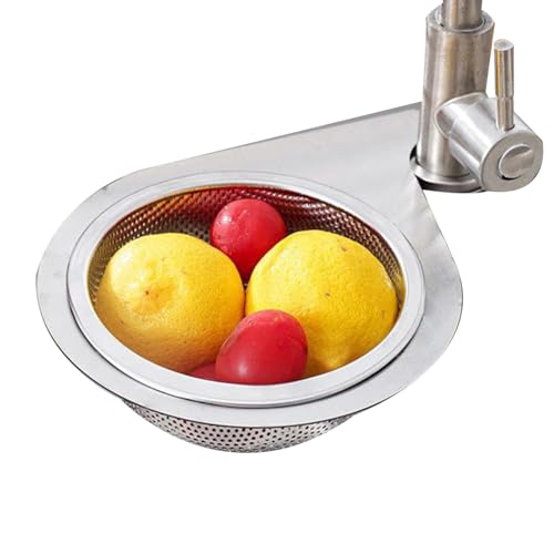 Abflusssieb für Küchenspüle, Siebkorb aus Edelstahl, Lebensmittel-Auffangbehälter für Küchenspüle, Design in Schwanenform, Korb aus Stahl von Générique