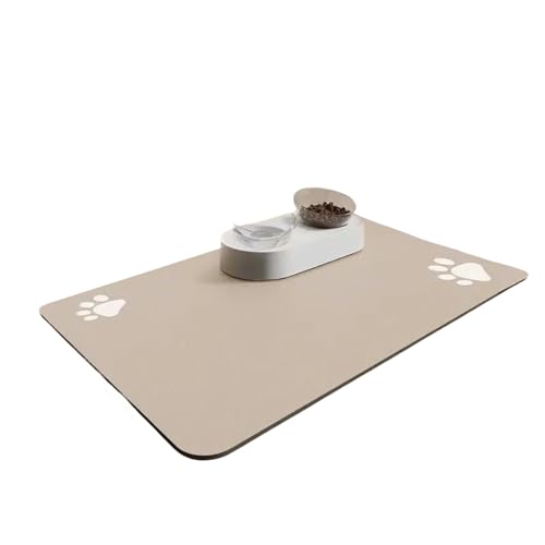 Absorbierende Futtermatte für Haustiere, Tischset für Tiernahrung | Rutschfestes Tischset für Hunde und Katzen, Futtermatte für Katzen, Bodenmatte, wasserdicht von Générique