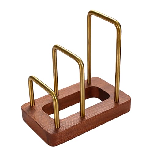 Abtropfgestell für Schneidebrett, Schneidebrett-Organizer, Schneidebrett-Halter mit Holz, Küchenarbeitsplattenhalter mit Holzsockel für Abtropfgestell für Schneidebrett, Schneidebrett-Organizer, Schneidebrett-Halter mit Holz, Küchenarbeitsplattenhalter mit Holzsockel für von Générique