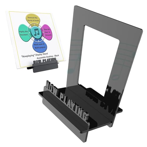 Acryl-Albumhalter, transparenter Disc-Halter | Mehrzweck-Desktop-Werkzeugständer, 3D-Schriftdesign-Aufbewahrungswerkzeug für stabile Teile, Plattengeschäft, C-Kammer von Générique