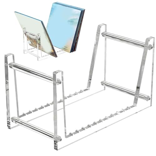 Acryl Recording Stand - Dateihalter Rack, Desktop-Recorder Organizer Ständer | Speichern Sie den Displayständer zur Aufbewahrung, enthält bis zu 30 LPS, Rack Acryl Recording Stand - Dateihalter Rack, Desktop-Recorder Organizer Ständer | Speichern Sie den Displayständer zur Aufbewahrung, enthält bis zu 30 LPS, Rack von Générique