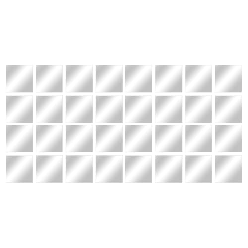 Acryl-Spiegel, dekorative Aufkleber, für Haus, Badezimmer, selbstklebend, ohne Bohren, für Wohnzimmer, Schlafzimmer, Sportgeschäft Acryl-Spiegel, dekorative Aufkleber, für Haus, Badezimmer, selbstklebend, ohne Bohren, für Wohnzimmer, Schlafzimmer, Sportgeschäft von Générique