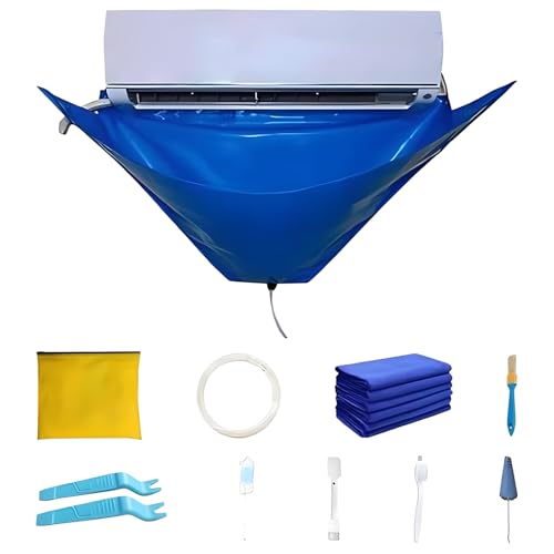 Air Conditioner Cleaning, AC Split Kit, 51,18 x 25,59 Zoll Air Conditioning System Tools, Wall Mounted Dust Wash Protector, Household Cleaning Tool for Home and Small Spaces von Générique