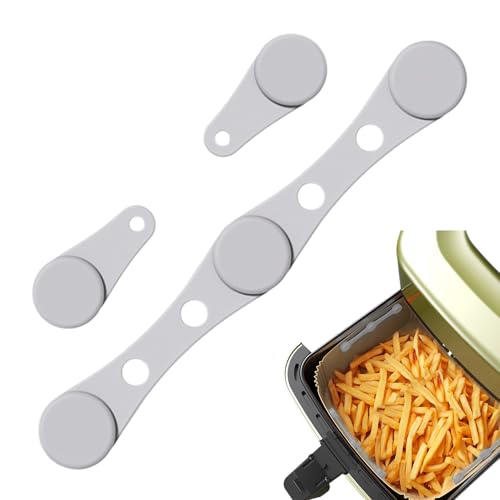 Air Fryer Magnet Buckle, Parchment Paper Silicone Magnetic Buckle, Quick Release Heat Resistant Tool, Sturdy Airfryer Fixing Accessory for Dorm Kitchen Cooking Convenience von Générique