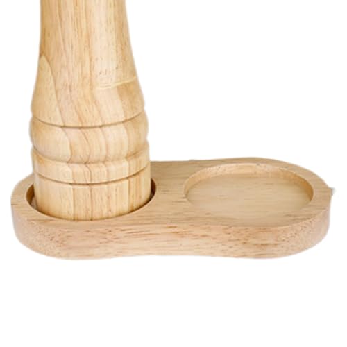 Akazienholz-Salz- und Pfeffermühlehalter, Pfeffermühle, verstellbare Aufbewahrung, praktischer Küchenorganizer, Premium Pepper Mill Stand, langlebige Aufbewahrung für Mühlen, ideal für die Jahreszeit von Générique