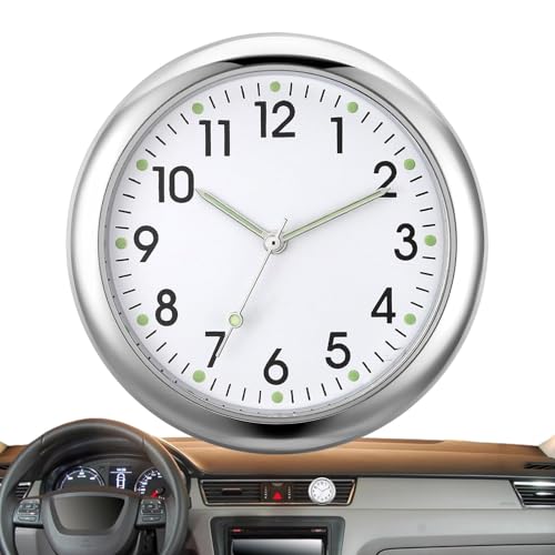 Analog Auto Uhr - Auto Armaturenbrett Uhr | Analog Uhr für Auto Armaturenbrett | Klebeuhr für Auto Armaturenbrett | Analog Uhrzeiger von Générique