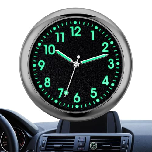 Analog Auto Uhr - Auto Armaturenbrett Uhr | Analog Uhr für Auto Armaturenbrett | Klebeuhr für Auto Armaturenbrett | Analog Uhrzeiger von Générique