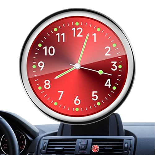 Analoge Auto-Armaturenbrett-Uhr, leuchtet im Dunkeln, Auto-Ersatzuhren, Quarz-Uhrwerk, zum Aufkleben von Générique