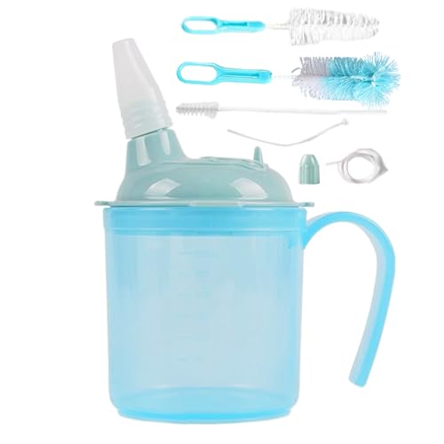 Anti-Spilling-Tasse für Erwachsene und ältere Menschen | Becher, zur Regulierung der Dysphagie, leichte Strohhalmflasche gegen Erstickung, für Frauen, Postpartum, Erwachsene, ältere Behinderte Anti-Spilling-Tasse für Erwachsene und ältere Menschen | Becher, zur Regulierung der Dysphagie, leichte Strohhalmflasche gegen Erstickung, für Frauen, Postpartum, Erwachsene, ältere Behinderte von Générique