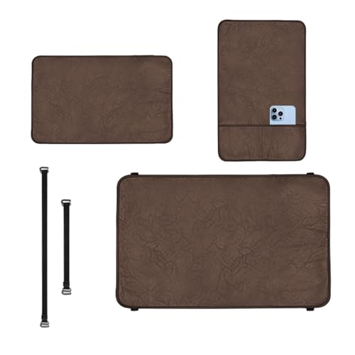 Armlehnenbezug für Liegesessel, Kopfstützenschutz aus Leder für Liegesessel, 3 x rutschfester Bezug für Liegesessel – Armlehnenbezug für Sofas von Générique