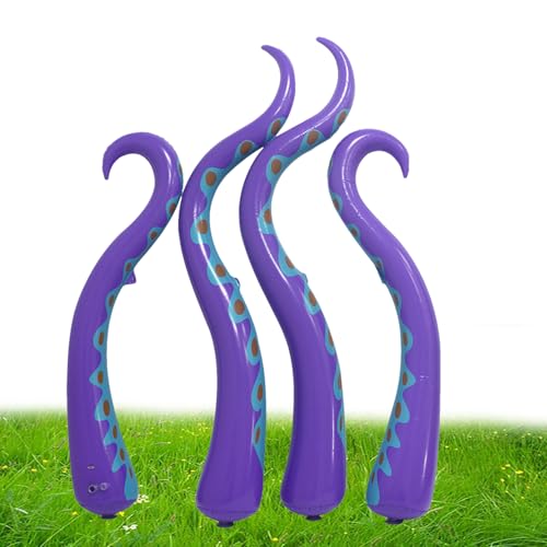Aufblasbare Oktopus-Tentakel | PVC Party Octopus Tentakel Wasserdicht | Gruselige Halloween-Dekoration für Garten Rasen Fenster Außen Aufblasbare Oktopus-Tentakel | PVC Party Octopus Tentakel Wasserdicht | Gruselige Halloween-Dekoration für Garten Rasen Fenster Außen von Générique
