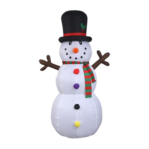 Aufblasbarer Schneemann, Weihnachtsschneemann im Freien | Aufblasbarer Weihnachtsschneemann 7,87 Fuß mit Lichtern - Aufblasbarer Schneemann-Ständer für Urlaubsgeschenke Aufblasbarer Schneemann, Weihnachtsschneemann im Freien | Aufblasbarer Weihnachtsschneemann 7,87 Fuß mit Lichtern - Aufblasbarer Schneemann-Ständer für Urlaubsgeschenke von Générique