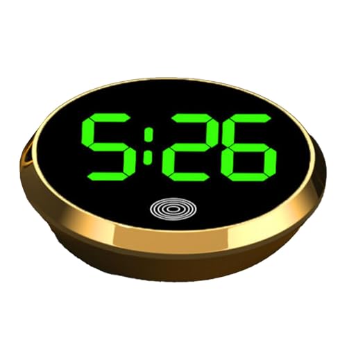 Auto-Digitaluhr – Round Digital Auto Dashboard Clock, Digital Dashboard Clock, Touch Screen Design Fahrzeug Innenraum Zubehör für kleine Autos, RV, Truck, Sedan Auto-Digitaluhr – Round Digital Auto Dashboard Clock, Digital Dashboard Clock, Touch Screen Design Fahrzeug Innenraum Zubehör für kleine Autos, RV, Truck, Sedan von Générique