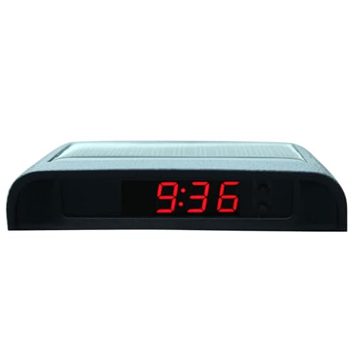 Auto Solar Uhr, Digital Armaturenbrett Uhr Glänzend Auto Thermometer und Datumsanzeige, geklebte elektronische Uhr, Golfwagen, Boot, Fahrrad, Auto Solar Uhr, Digital Armaturenbrett Uhr Glänzend Auto Thermometer und Datumsanzeige, geklebte elektronische Uhr, Golfwagen, Boot, Fahrrad, von Générique