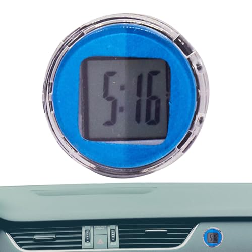 Auto-Uhr – Autouhren für Armaturenbrett | Kleben auf die Uhr | Auto-Armaturenbrettuhr | Digitaluhr für Auto | Digitaler Stick auf der Autouhr von Générique