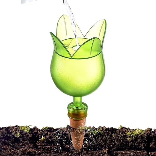 Automatische Bewässerung, automatisches Bewässerungssystem in Blumenform, Wasserspender mit langsamer Freisetzung aus Terrakotta, für Keramiktöpfe, Balkon, Gewächshaus, Pflanzgefäße von Générique
