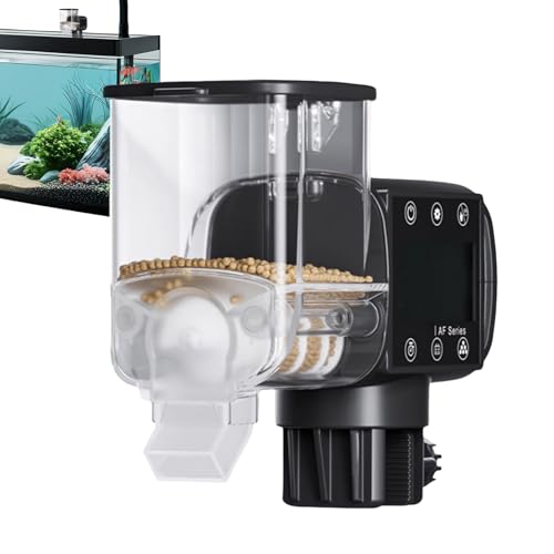 Automatischer Feeder Turtle – Intelligenter Fisch-Ordner, batteriebetrieben, mit Timer – programmierbarer automatischer Futterspender mit digitaler Anzeige, Futterautomat von Générique