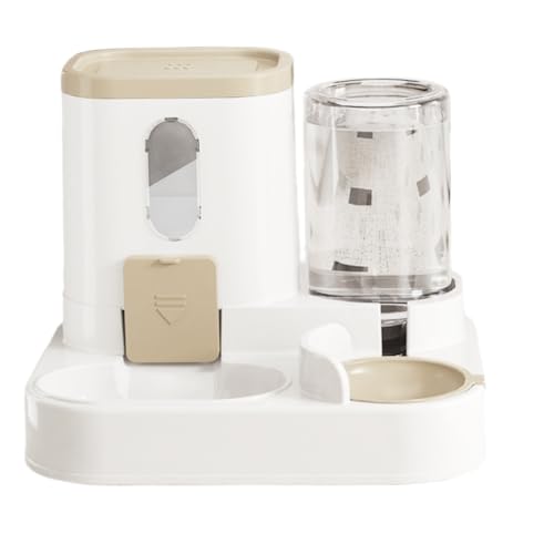 Automatischer Futter- und Wasserspender für Haustiere | Automatischer Katzen- und Hundefeeder | Futter und Wasser auf dem Tablett, Futterstation für kleine Tiere von Générique